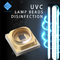 3 واط 3535 255 نانومتر UV UVC LED رقائق 265nm 275nm لتنقية مياه الهواء