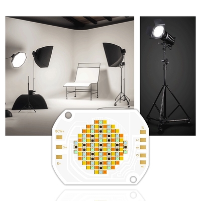 رقاقة LED 3545 بقوة 350 واط RGBCW 45-48 فولت COB ذات سطوع عالي