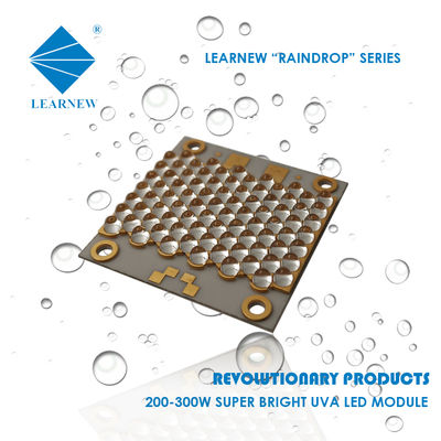 رقاقة LED فوق البنفسجية ذات الطاقة العالية 35 * 35mm مع طول موجة 365nm 385nm لتطبيقات علاج الأشعة فوق البنفسجية