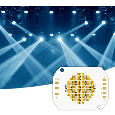 350W RGBWW 5 in 1 Color COB LED Chip with 45-48V Input Voltage and 120° Viewing Angle for Photography Lighting