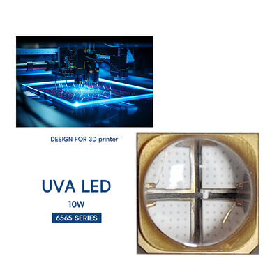 2025 الغداء الجديد المهني UVA LED عالي الطاقة 10W SMD6868 365nm 385nm 395nm 6.0-7.0V UV LED Light للنباتات المتنامية UV العلاج