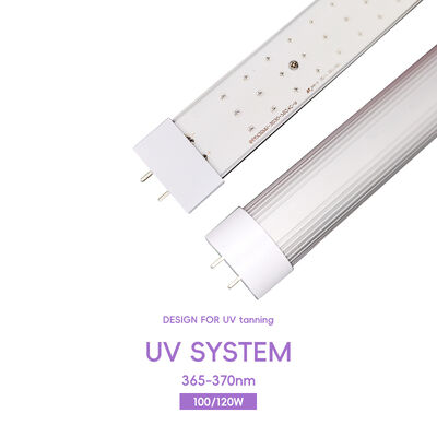 مصنع LED UV 365nm 370nm 100W 120W مصباح أنابيب UV تسمير سرير UV LED الخبير في حلول العلاج الضوئي