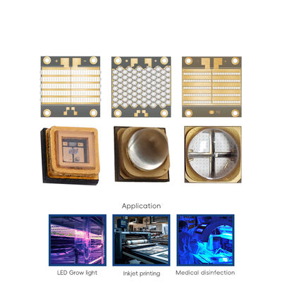 مصباح RGB UV IR LED عالي الكفاءة القابل للتخصيص مع Diode Bead COB SMD Chip 2525MM طابعة ثلاثية الأبعاد / آلة التعرض / طائرة حبر