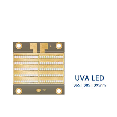 طابعة ثلاثية الأبعاد عالية الطاقة 200w 3535 سلسلة 365nm 385nm 395nm رقائق UVA LED COB