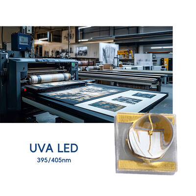 3W UVA UV LED Chip SMD 3535 365nm 385nm 395nm 1050-1500mW LED UV عالي الطاقة للطابعة ثلاثية الأبعاد العلاجية للأشعة فوق البنفسجية OEM ODM عينة مجانية