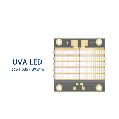 مبيعات ساخنة 3535 UVA LED 200W 300W كفاءة عالية 40%-50% 365nm 385nm 395nm Uva LED رقاقات لتعقيم الأشعة فوق البنفسجية