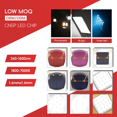الإضاءة الخارجية مصابيح سيارة LED مصابيح السيارة LED مرحلة الضوء 3W CSP CNSP 1616 SMD LED رقائق لون أبيض نقي 1000mA 6500K